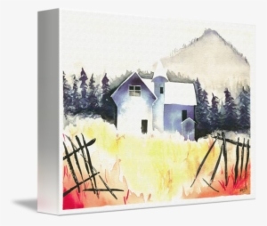 "house In The Wilderness" By Andrew Carson - Painting
