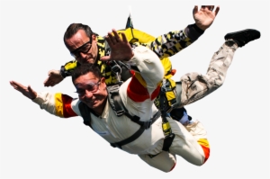 Person Skydiving Transparent Background