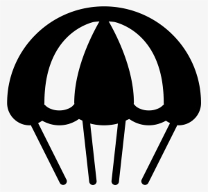 A Parachute Icon Has A Shape That Is The Top Half Of - Parachute
