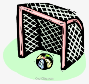 Soccer Goal Net Royalty Free Vector Clip Art Illustration - Soccer Net Clip Art