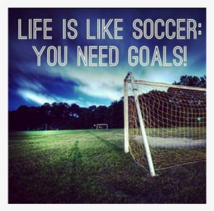 What Are Your Goals For This Year - Soccer Field Background