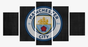 Hd Printed Manchester City Logo 5 Pieces Canvas - Led Zepplin Logo Png