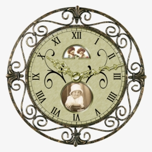 Vintage Clock Png Transparent Image - Clock Vintage Clip Art Png