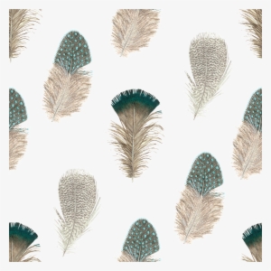 Peacock Feather Watercolor Decorative Illustration - Feather