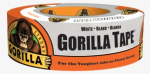 White Gorilla Tape - Gorilla Glue 6025001 Duct Tape, White, 1.88-in. X 30-yds.