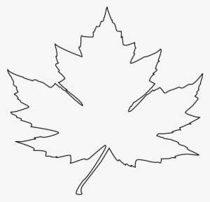 canadian flag outline