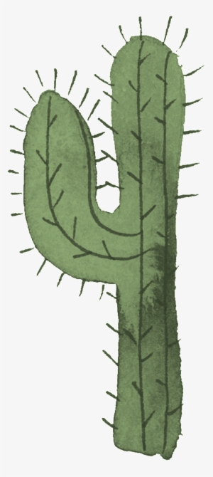 Cartoon Transparent For The Desert Cactus - Cactus