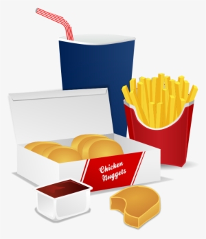 French Fries Clipart Junk Food - Fast Food Clipart Png