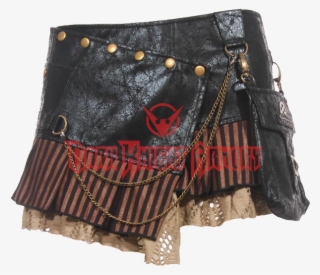 Steampunk Pouch Mini Skirt