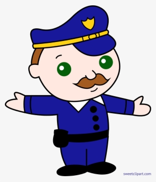 Jpg Freeuse Download Clipart Policeman - Security Guard Cartoon Png