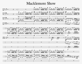 Macklemore Show Sheet Music For Flute, Clarinet, Alto