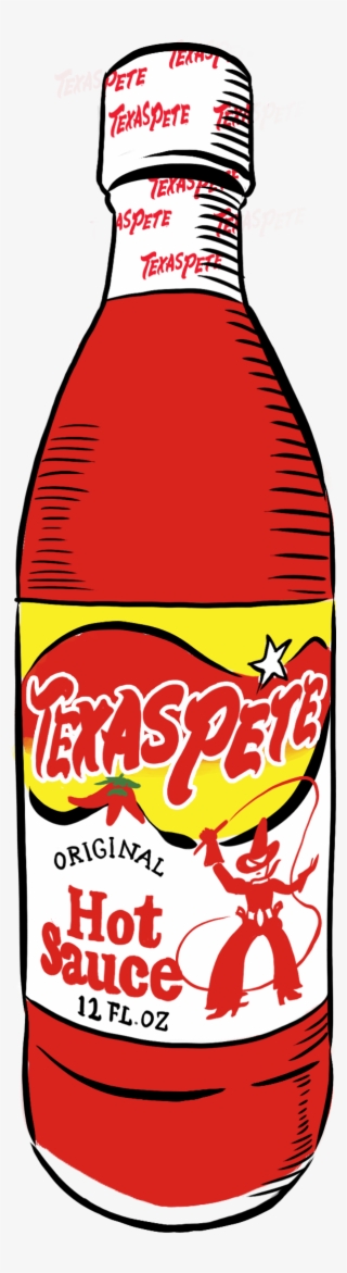 Illustration Of Hot Sauce Bottle By Texas Pete Shows