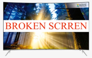 Broken Screen Samsung Ue49ks7500 7 Series Curved Suhd - Samsung Ue65ks8000 65in Flat 4k Hdr Led Tv