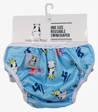 One Size Swim Diaper Swim - Moo Moo Kow