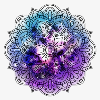 Mandala Colors Effects Ftestickers Ftstickers Stickers - Bouquet