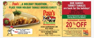 Posa's Restaurant - Mexican Cuisine: Authentic Recipes For The Home Chef