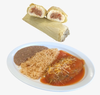 Chile Relleno & Tamale - Tonkatsu