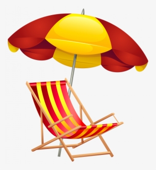 Beach Umbrella For Chair - Beach Umbrella Clipart Png