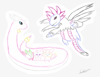 Daily Shiny Dragonair - Cartoon