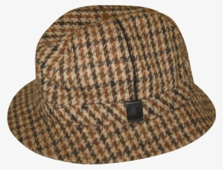 Men's English Elgin Trilby Wool Tweed Hat - Scarf