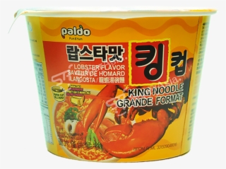 Paldo Instant Cupnoodles With Lobster Flavour 110 G - Paldo Dosirac Lobster Noodles King Cup 110g