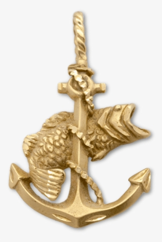 Fish And Anchor Pendant