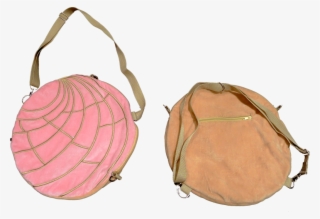 concha shoulder bag / backpack, strawberry - handbag