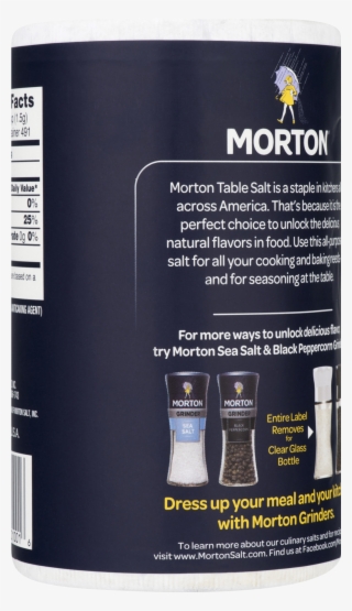 Morton Table Salt, All Purpose Non Iodized Salt For - Box