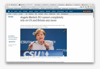 Eu Cannot Completely Rely On Us And Britain Any More - Web Page