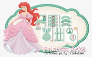 Princess Ariel Birthday Party - Disney Princess Ariel Giant Wall Sticker