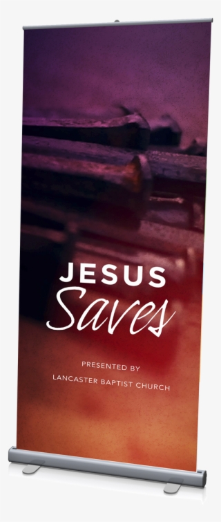 Jesus Saves Banner 3'x6 - Jesus Saves