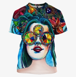 3d Hippie Beautiful Personality Wonman Full Print T