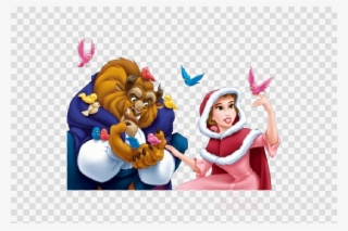 Beauty And The Beast The Enchanted Christmas Clipart