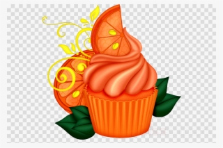 Drawing Clipart Cupcake Fruit Madeleine - Cupcake
