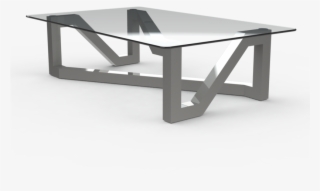 Rectangular Table Covered With Glass And Tubular Structure - 3d Table Png