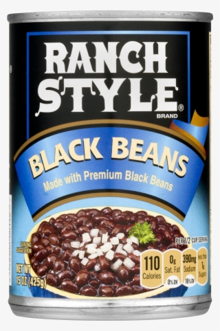 Ranch Style Black Beans - 15 Oz Can