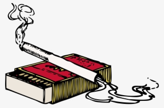This Free Icons Png Design Of Cigarette And Matchbox
