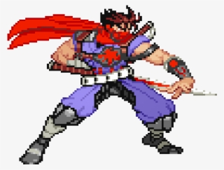 Based On This Piece Of Awesomeness By Strider Citadel's - Marvel Vs Capcom 2 Strider Hiryu Gif
