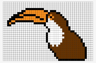 Minecraft Pixel Art Toucan