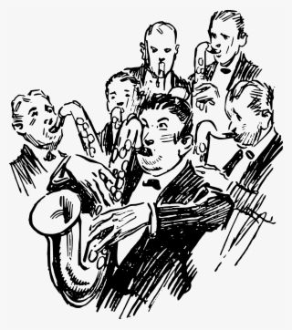 This Free Icons Png Design Of Men Playing Saxophones