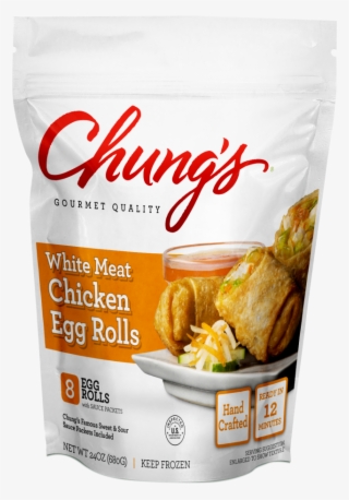 Chung's 8ct Chicken Egg Rolls - Chung's Egg Rolls, White Meat Chicken - 4 Egg Rolls,