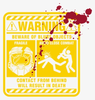 Mjolnir Warning Label - Splat