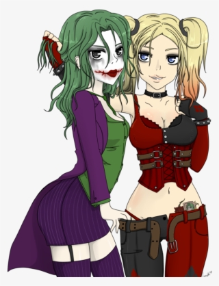I Was Asked To Draw These Twowelland A Genderbent Joker - Girl Joker And Harley