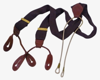 1930s To 1940s Action Bak Men's Button Suspenders Braces - Suspenders