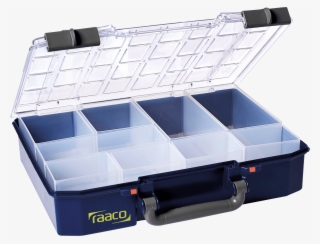 Compartment Box, Carrylite 80, 337 X 79 X 278 Mm, 9 - Raaco Carrylite 80 4x8-9 Assortment Case