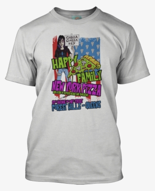 Ramones Inspired Happy Family Pizza T-shirt - Oasis Vs Blur Shirt