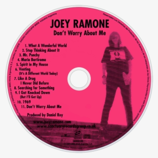 Joey Ramone Don't Worry About Me Cd Disc Image - Cd