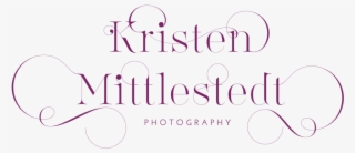 Kristen Mittlestedt Photography Logo Moody Romantic - Calligraphy