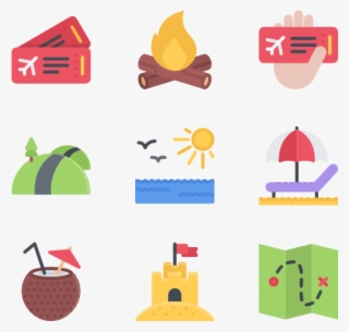 Beach And Camping - Icon