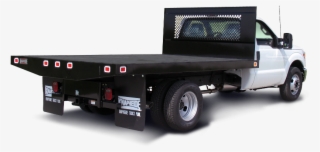 Pvmx 113c Platform Body On A Ford F - Knapheide Truck Bed
